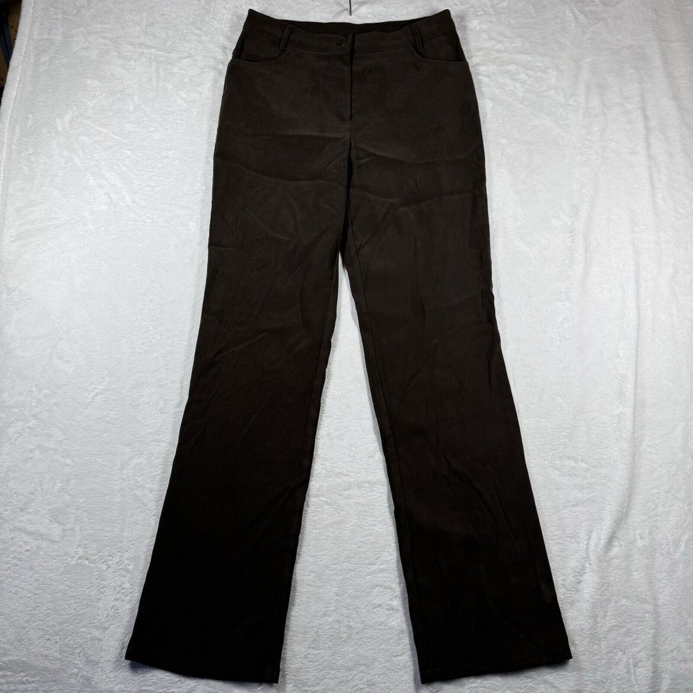 Vintage Elliot Lauren Pants Womens 8 Straight Leg Brown Made In USA